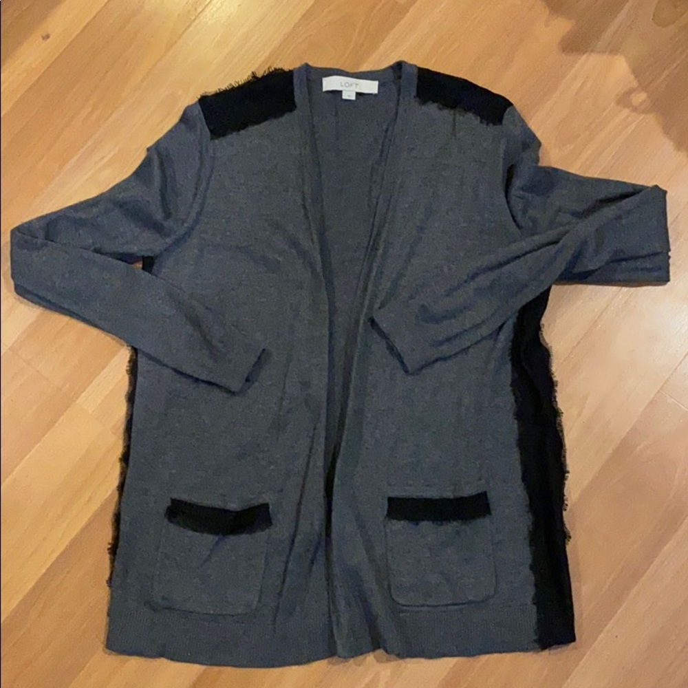Loft open cardigan size large